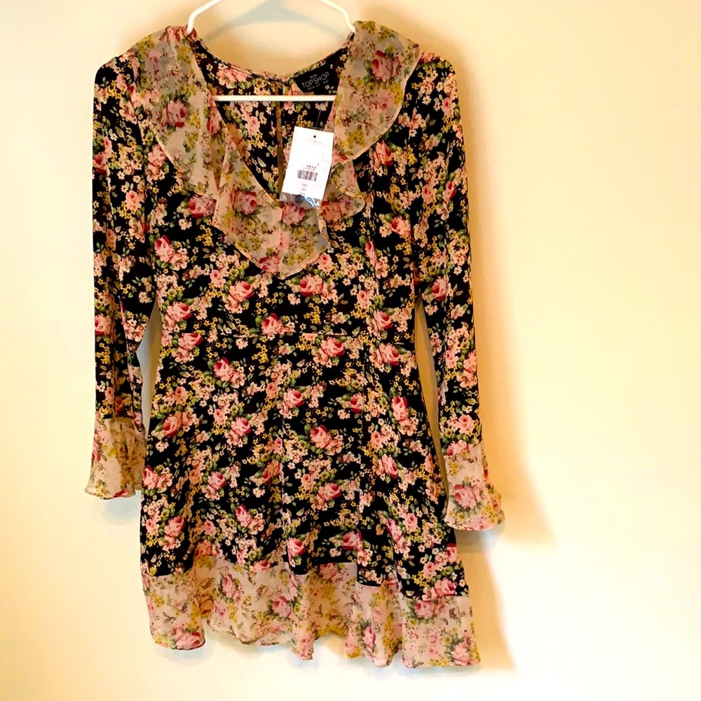 Top shop NWT floral dress